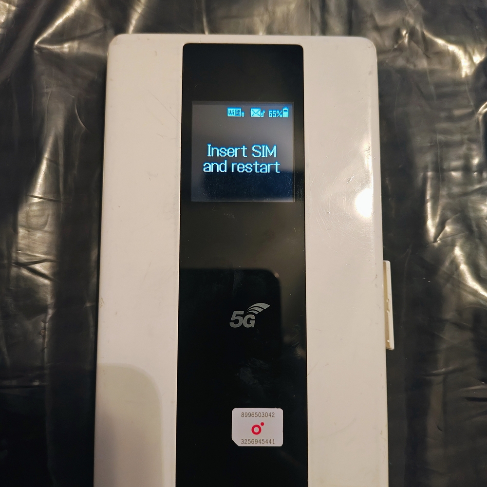 5G Portable WiFi Router - Black and White